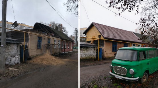 Полная реновация крыши дома 1887 года: от замены венцов до новой кровли